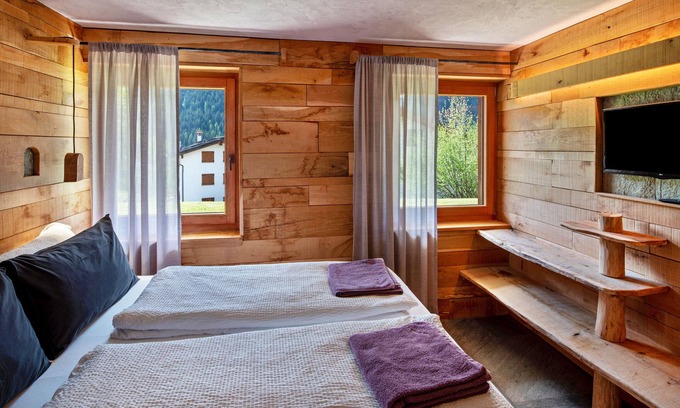 Pie Falcade Apartment | Cozy Apartment 'Tana Del Picchio' with Mountain Views