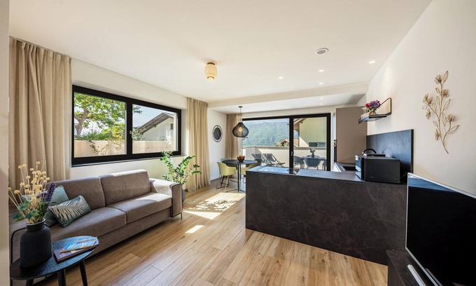 Gargazzone Apartment | Stunning Mountain View Apartment with Pool & Terrace