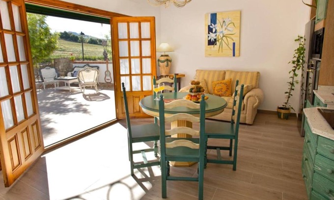 Montecorto Apartment | Apartment 'Villa Cultural Montelucia - Apart 1' with Mountain View, Wi-Fi and Air Conditioning