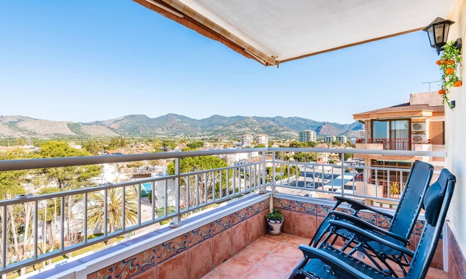 Benicassim Apartment | Apartment 'Vistas Mediterráneo' with Mountain and Mediterranean views