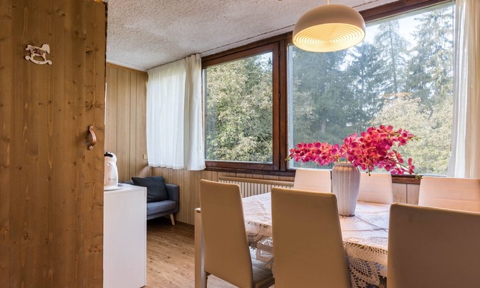 Marilleva Apartment | Mountain View Apartment 'Volpi' with Shared Terrace Access