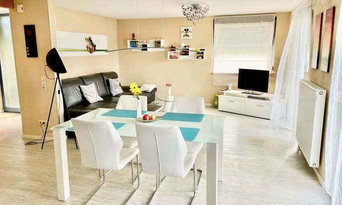 Uhldingen-Muehlhofen Apartment | Delightful Apartment with Garden, Pool & Lake Views