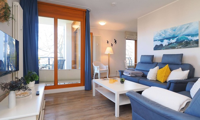 Heringsdorf Apartment | Ideal Two Bedroom Apartment with Balcony and Ocean View