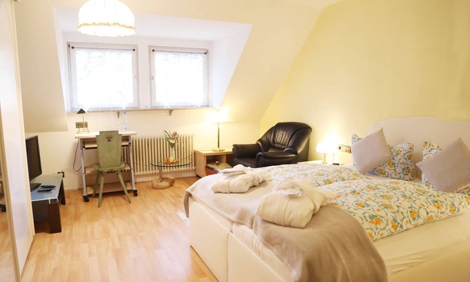 Munstertal Apartment | Explore a Cozy 2-Bedroom Apartment with Balcony Access