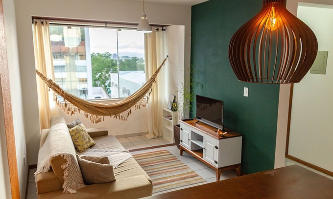 Florianopolis Apartment | Scenic Apartment with Ocean View in Itacorubi, Florianópolis