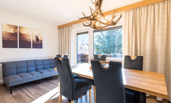Oetz Apartment | Elegant Apartment with Balcony and Pet-Friendly Amenities