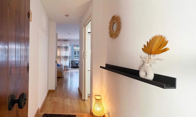 Sant Pol De Mar Apartment | Inviting Apartment with Pool, Steps from the Beach