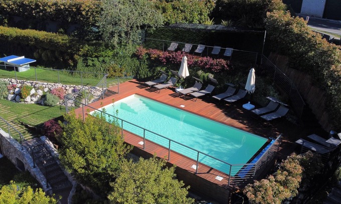 Malcesine Apartment | Inviting Apartment with Garden, Heated Pool & Wifi Access
