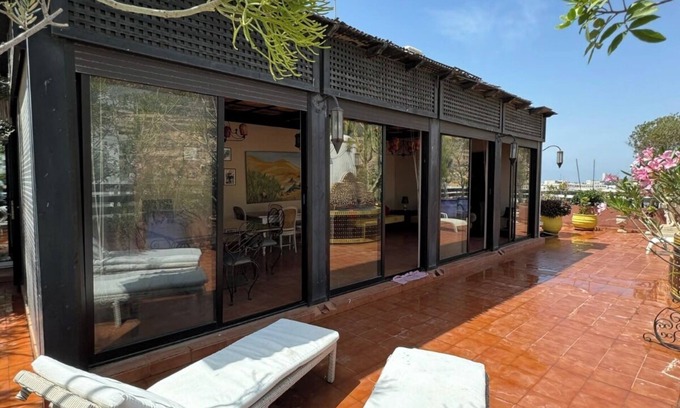 Agadir City Center Apartment | Coastal Retreat: Beach Pool Apartment with Oceanfront Views