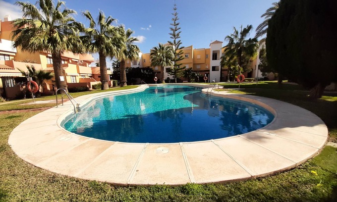 Vera Beach Apartment | Garden-Level Apartment with Pool and Ocean Views