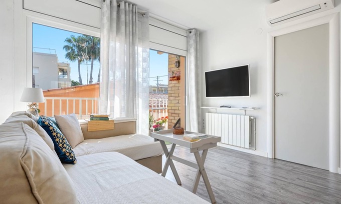 Cubelles Apartment | Relaxing Apartment with Terrace, Steps from the Beach
