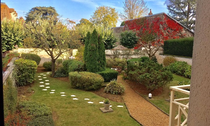 Chartres Apartment | Inviting Apartment with Terrace Near Family-Friendly Amenities