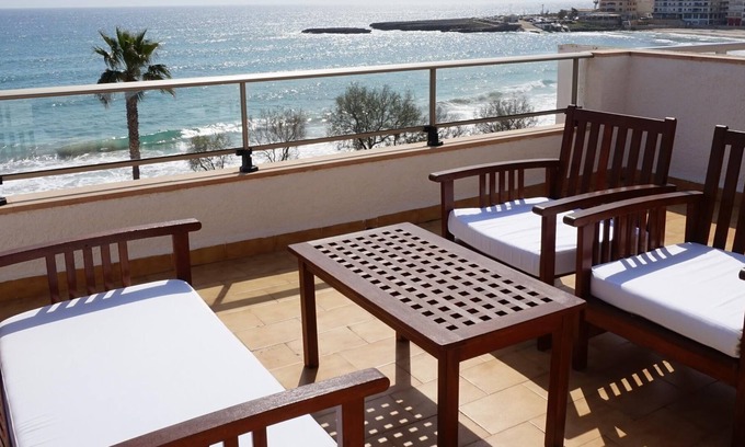 S'illot Apartment | Apartment with terrace by the beach with sea view - Antic 301