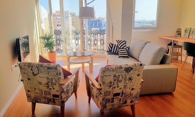 Almeria Centro House | Scenic Apartment with Cathedral Views and Oceanfront Access