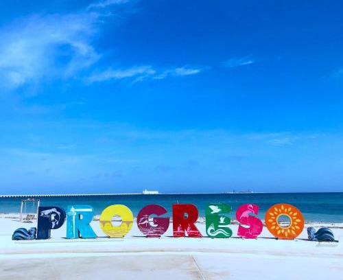 Progreso Municipality Apartment | Oceanfront Artistic Apartments - AMA Yucatan Retreat