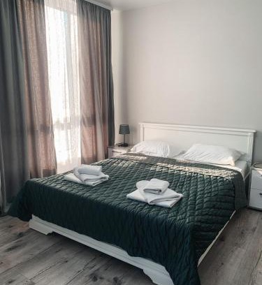 Mukachevo Apartment | Modern Apartments Domovik: Family-Friendly Stay with Pets