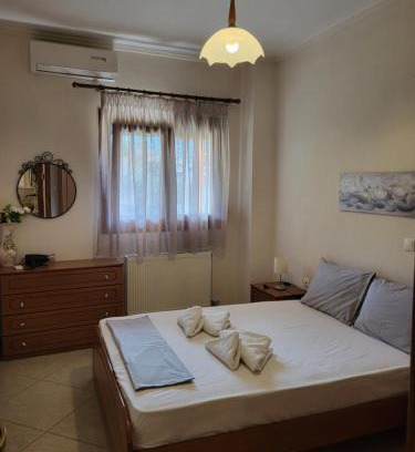 Sithonia Apartment | Family-Friendly Apartments Irene in Sykia with High Ratings