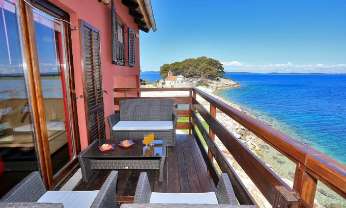Savar Apartment | Seaside Retreat: Apartments Kolic with Private Beach Access