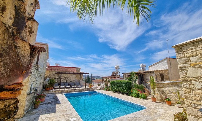 Skarinou Apartment | Delightful Aphrodite's Pool Retreat with Family-Friendly Amenities