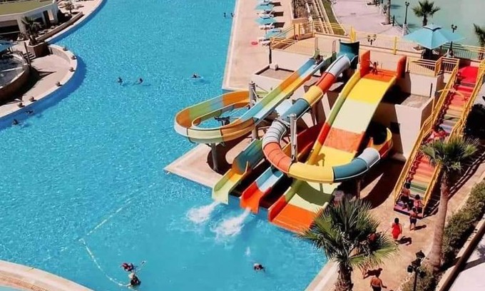 Monastir Apartment | Relax at App Palm Lake Resort in Monastir with Pool Access