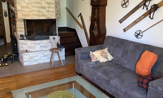 Saint-Martin-de-Queyrieres Apartment | Spacious 2-Bedroom Duplex Apartment for Your Family Stay