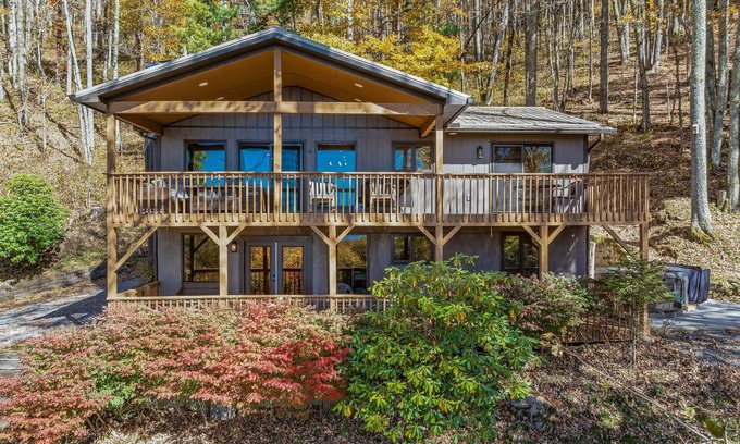 Wolf Laurel House | Experience the Appalachian Trail Cabin with Spa and Hot Tub