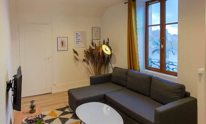 Belfort Apartment | Renovated Appart'Hôtel Le Strasbourg with Spa & Netflix