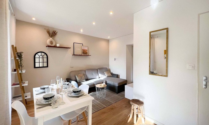 Belfort Apartment | Guest Rated: Appart'Hôtel Le Tilleul with Netflix & Garden