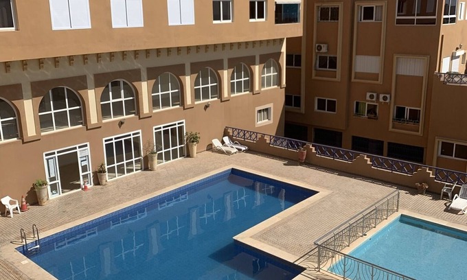 Tamrhakht Apartment | Beachfront Appart Taghazout BAY with Ocean View Terrace