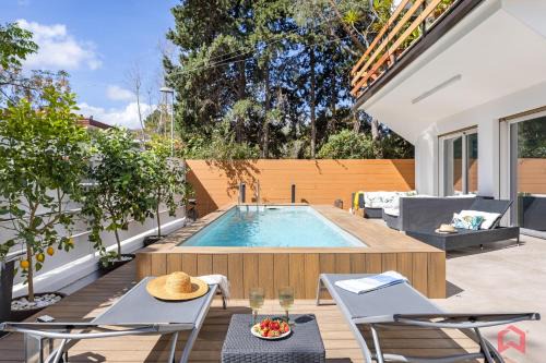 Mondello Apartment | Elegant Villa Apartment with Private Pool and Ocean Views