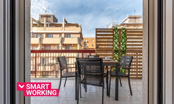 Borgo Vecchio Apartment | Exceptional Appartamento Libertà with Terrace & Amenities