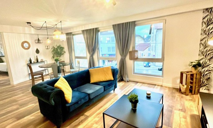 Pontarlier Apartment | Comfortable 2-Bedroom Apartment with Parking & Pet-Friendly