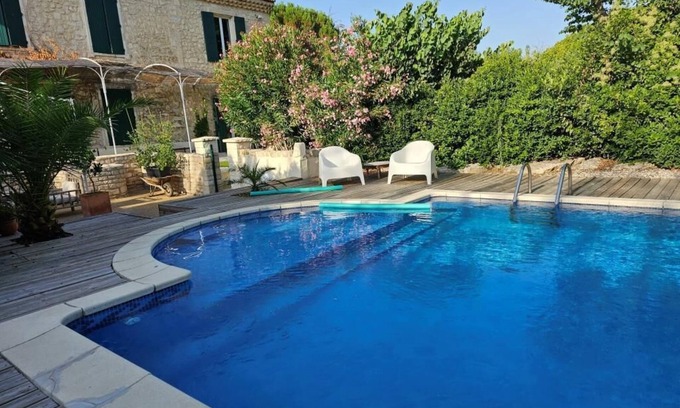Lamotte-du-Rhone Apartment | Cozy 2-Bedroom Apartment with Kitchen and Pool Access