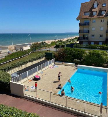 Cabourg Apartment | Oceanfront Apartment with Pool, Tennis & Child Friendly