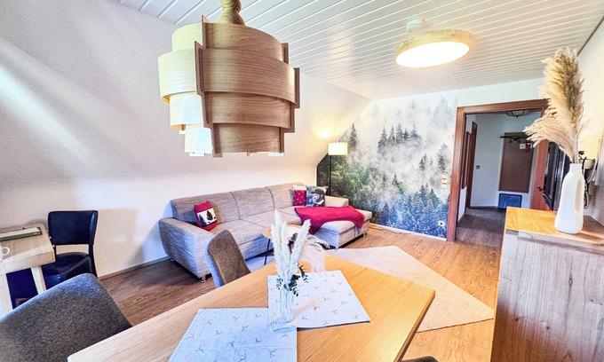 Titisee-Neustadt Apartment | Cozy 40qm Apartment with Balcony and Spa Amenities