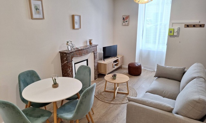 Malaucene Apartment | Central City Apartment with Private Courtyard by Ventoux