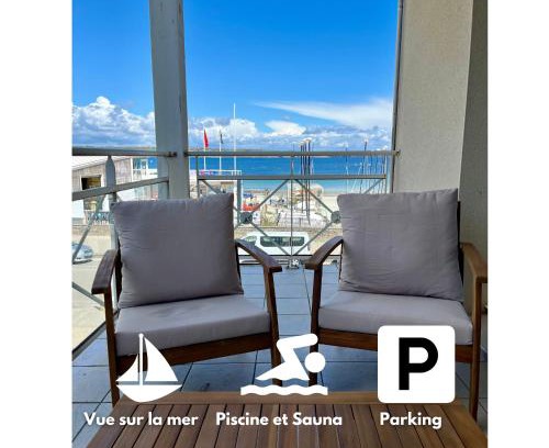 Plougonvelin Apartment | Cozy Apartment with Ocean View and Private Terrace