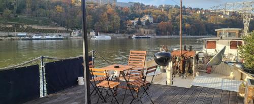 Grand Lyon Boat Rental | Unique Houseboat Retreat in Confluence - Pet Friendly Stay