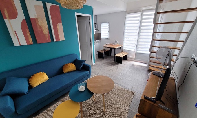 Guerande Apartment | Cozy Apartment with Balcony, Heated Pool & Spa Amenities
