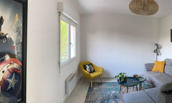 Cabestany Apartment | Cozy Appartement du bonheur with Free Parking & Pet Friendly