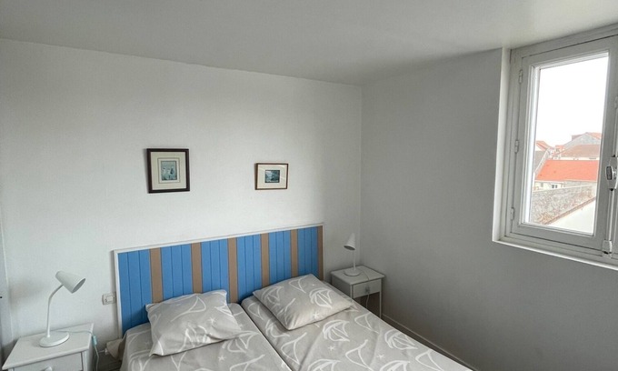 Fort-Mahon-Plage Apartment | Oceanfront Duplex Apartment with Spectacular Views