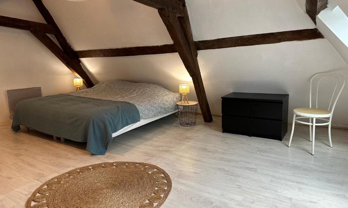 Saint-Omer Apartment | Convenient Duplex Apartment Near the Train Station