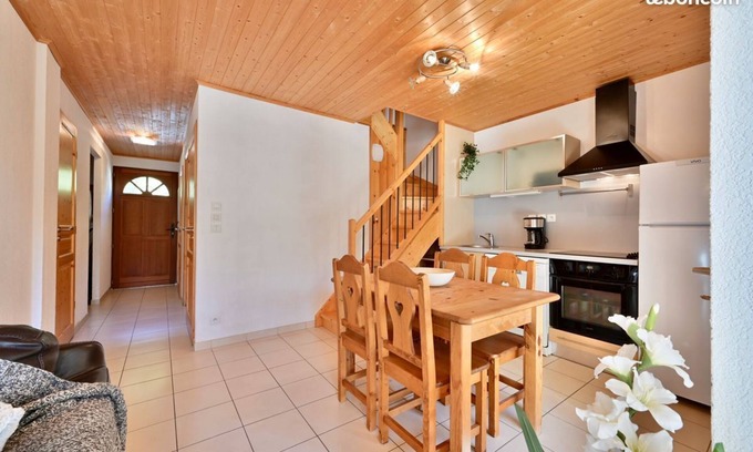 Vallouise-Pelvoux Apartment | Relaxing Duplex Apartment with Terraces and Lake Views