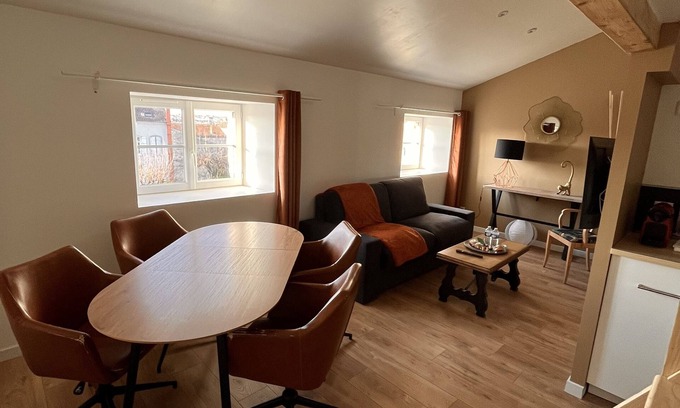 Angouleme Apartment | Charming Mezzanine Apartment with Kitchenette Amenities