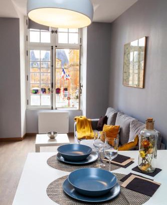 Charleville-Mezieres Apartment | Cozy Apartment Near the Prince's Palace with Terrace