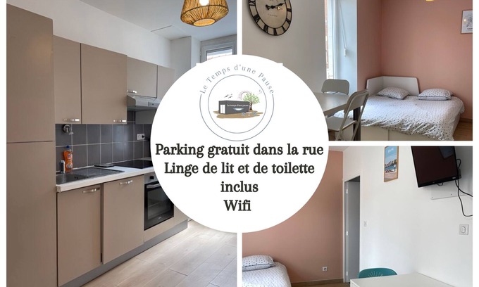 Roanne Apartment | Cozy Appartement Le Temps D'une Pause Near Bords de Loire