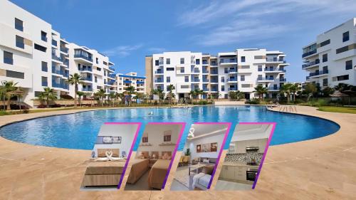 Martil Apartment | Indulge in Comfort at Oceanfront Apartment with Pool
