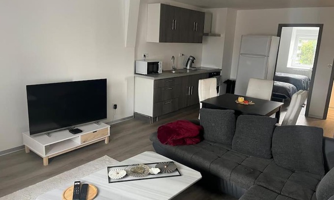 Audincourt Apartment | Modern 2-Bedroom Apartment Near City Center for Families