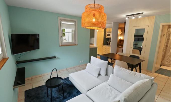 Domdidier Apartment | Peaceful Apartment with Terrace & Family-Friendly Amenities