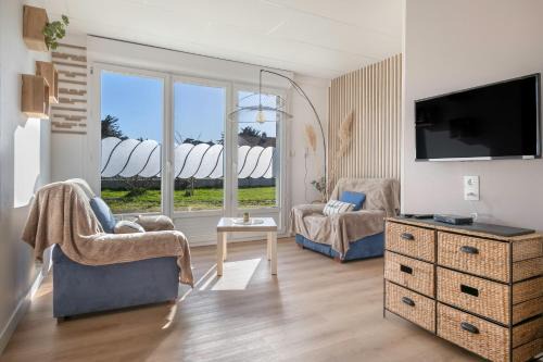 Prefailles Apartment | Inviting Apartment for 4 with Expansive Garden Retreat